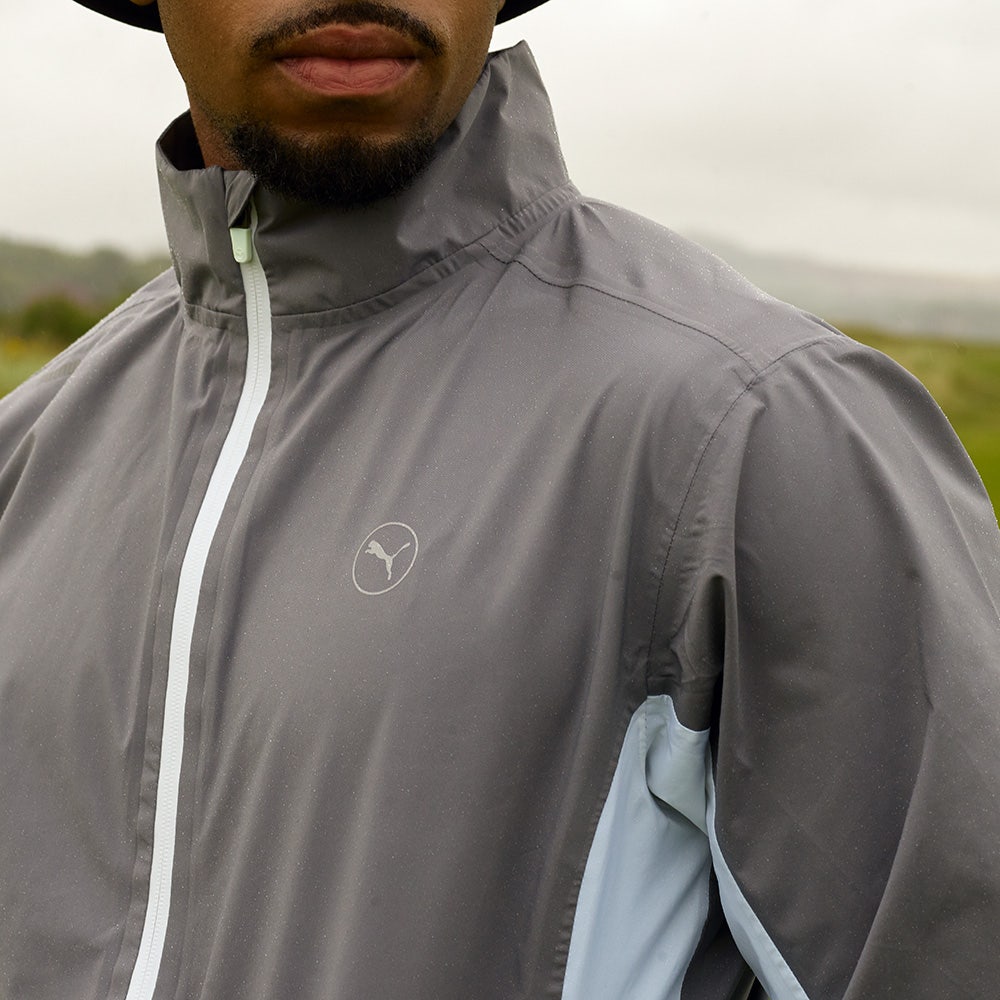 PUMA Golf Jacket - Waterproof DRYLBL Rain Jkt - Slate Sky SS26