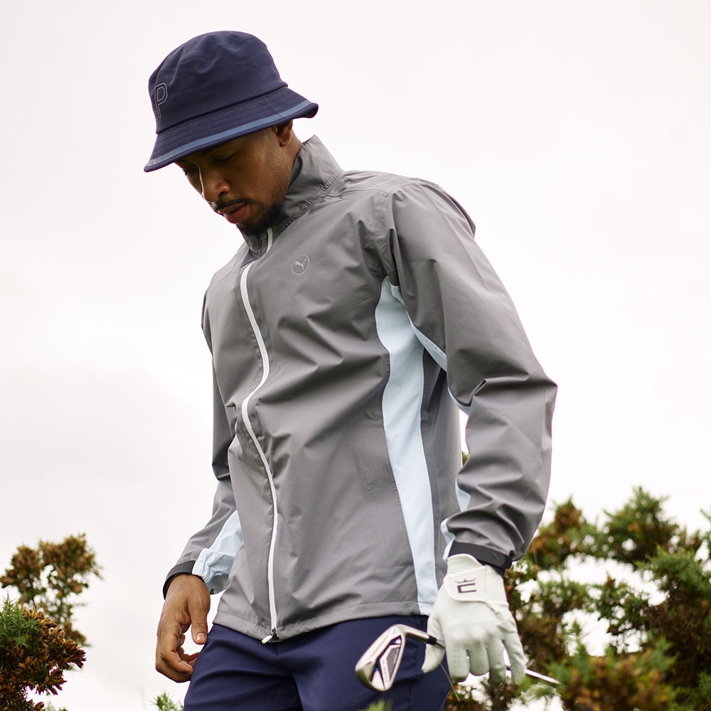 PUMA Golf Jacket - Waterproof DRYLBL Rain Jkt - Slate Sky SS26