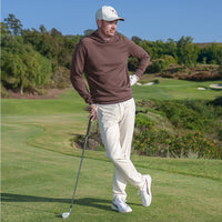 PUMA Golf Jumper - AP Knit Hoodie - Flat Bronze AW25