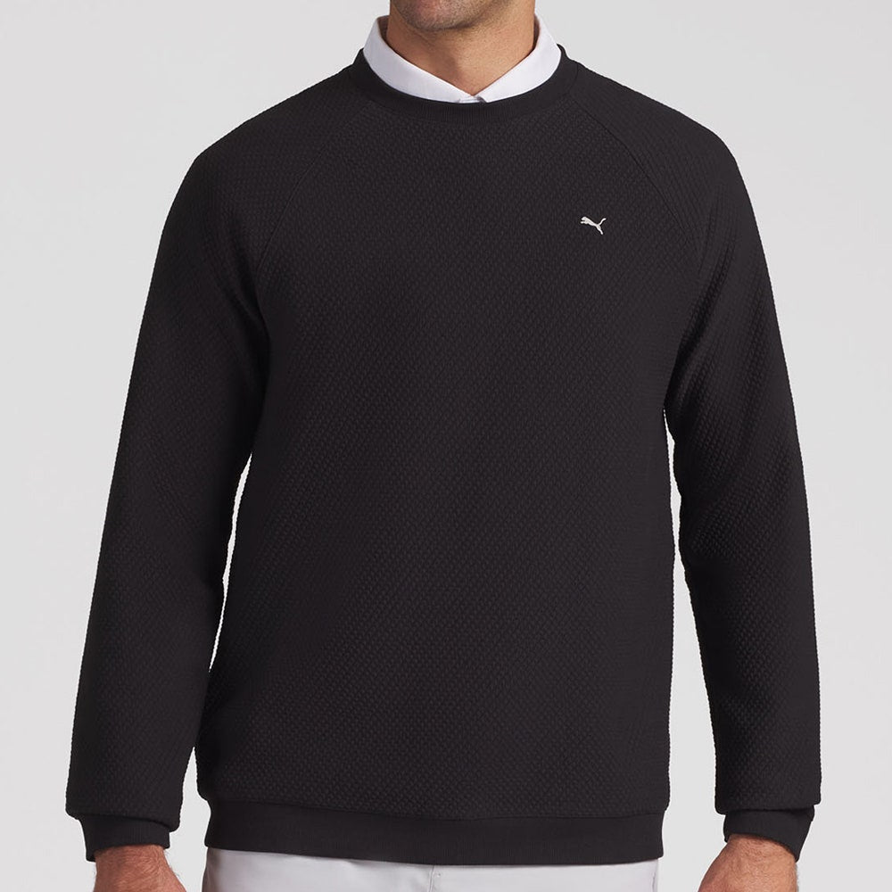 PUMA Golf Jumper - Boulder 2.0 Crew Neck - Black AW26