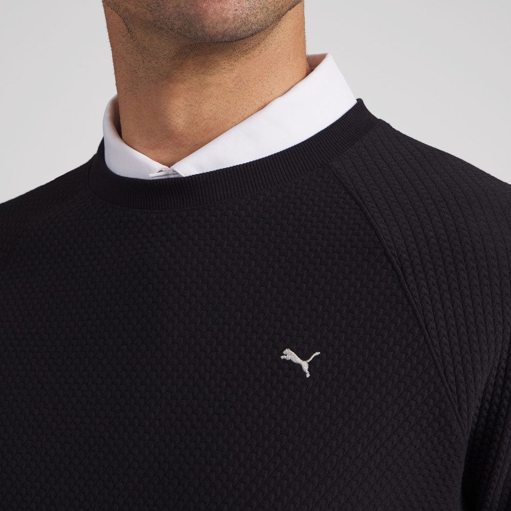 PUMA Golf Jumper - Boulder 2.0 Crew Neck - Black AW26