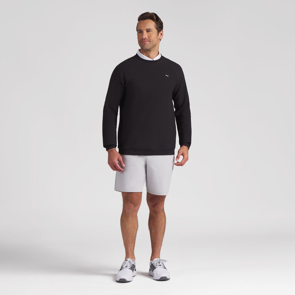 PUMA Golf Jumper - Boulder 2.0 Crew Neck - Black AW26
