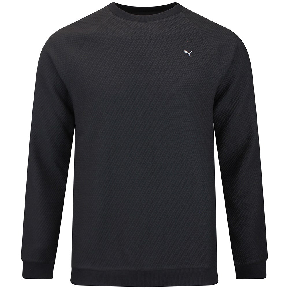 PUMA Golf Jumper - Boulder 2.0 Crew Neck - Black AW26