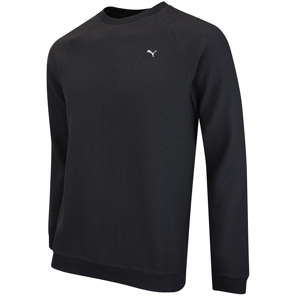PUMA Golf Jumper - Boulder 2.0 Crew Neck - Black AW26