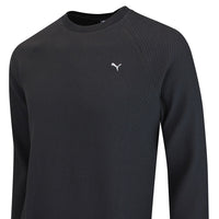 PUMA Golf Jumper - Boulder 2.0 Crew Neck - Black AW26