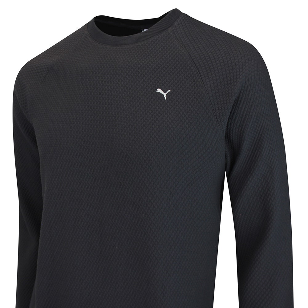 PUMA Golf Jumper - Boulder 2.0 Crew Neck - Black AW26