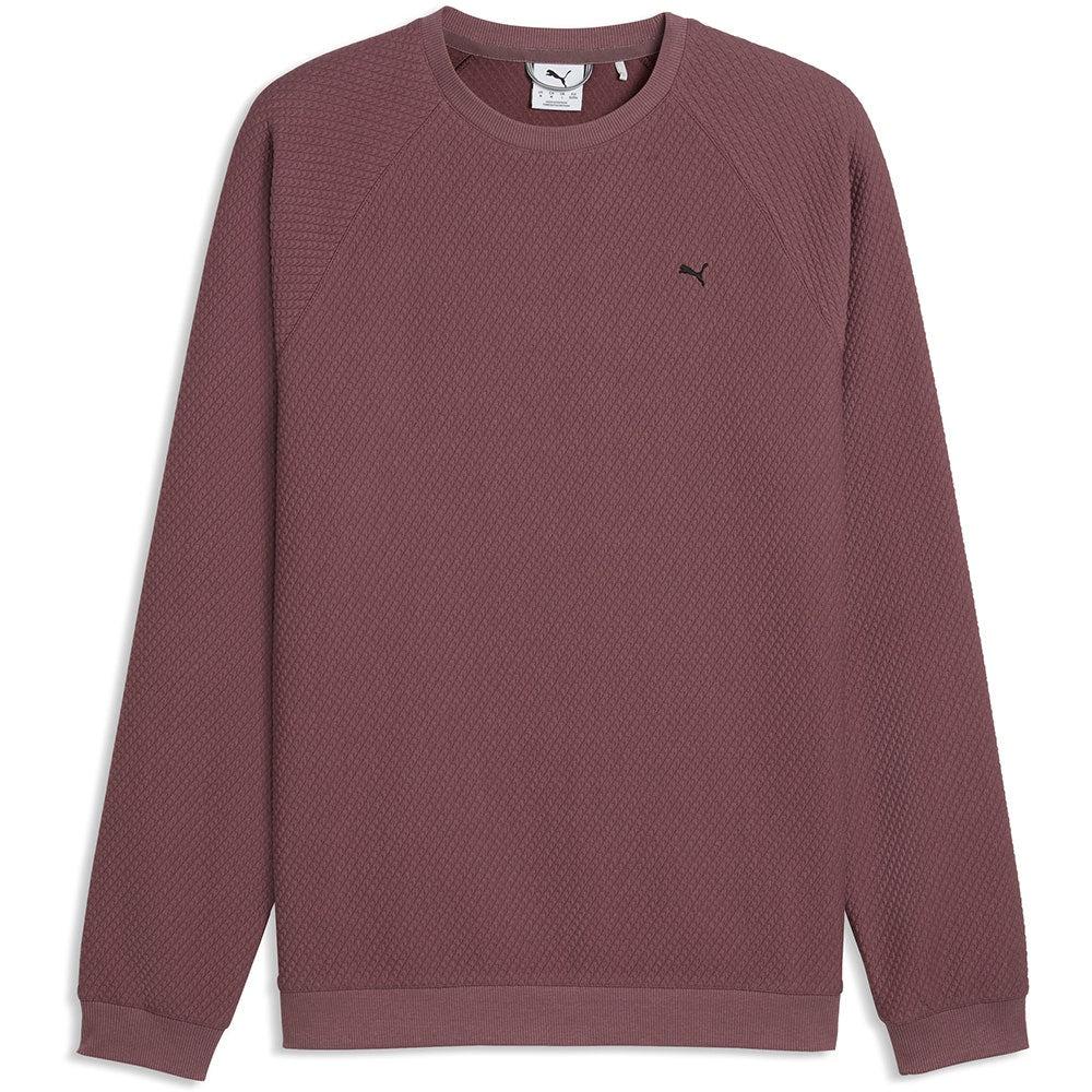 PUMA Golf Jumper - Boulder 2.0 Crew Neck - Rich Cocoa AW26