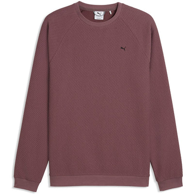 PUMA Golf Jumper - Boulder 2.0 Crew Neck - Rich Cocoa AW26