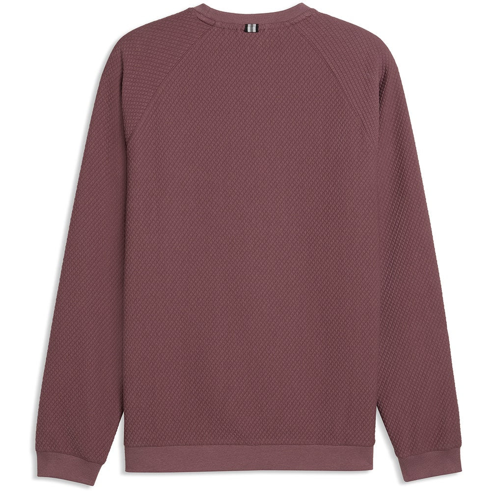 PUMA Golf Jumper - Boulder 2.0 Crew Neck - Rich Cocoa AW26