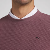 PUMA Golf Jumper - Boulder 2.0 Crew Neck - Rich Cocoa AW26