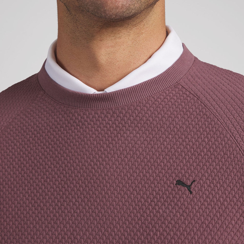PUMA Golf Jumper - Boulder 2.0 Crew Neck - Rich Cocoa AW26