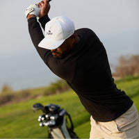 PUMA Golf Jumper - Cloudspun Fleece Crew Neck - Black SS26