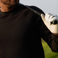 PUMA Golf Jumper - Cloudspun Fleece Crew Neck - Black SS26