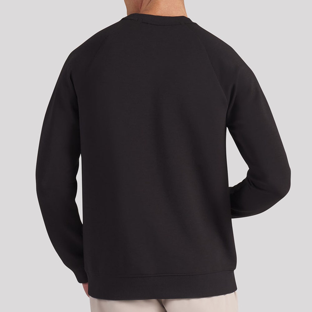 PUMA Golf Jumper - Cloudspun Fleece Crew Neck - Black SS26