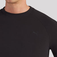 PUMA Golf Jumper - Cloudspun Fleece Crew Neck - Black SS26