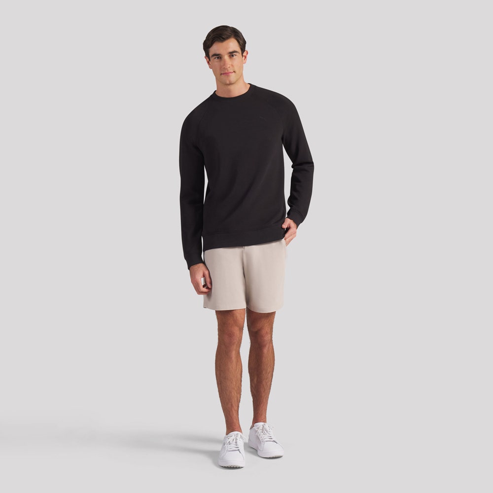 PUMA Golf Jumper - Cloudspun Fleece Crew Neck - Black SS26