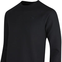 PUMA Golf Jumper - Cloudspun Fleece Crew Neck - Black SS26