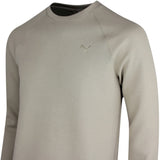 PUMA Golf Jumper - Cloudspun Fleece Crew Neck - Ice Coffee SS26