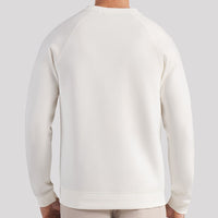 PUMA Golf Jumper - Cloudspun Fleece Crew Neck - Warm White SS26