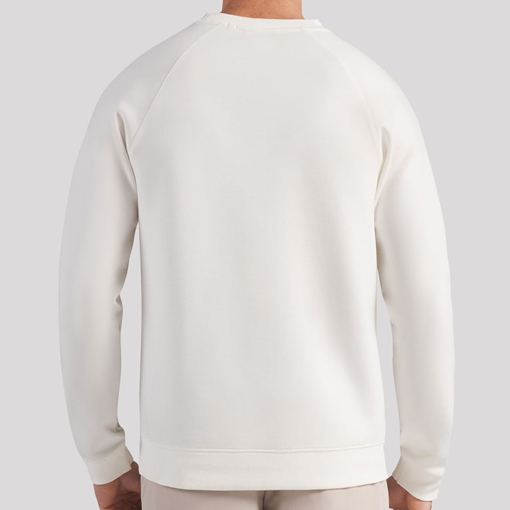 PUMA Golf Jumper - Cloudspun Fleece Crew Neck - Warm White SS26