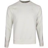 PUMA Golf Jumper - Cloudspun Fleece Crew Neck - Warm White SS26