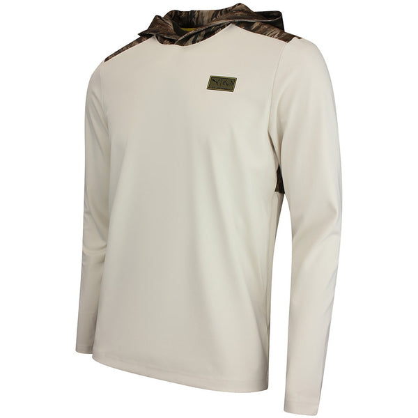 PUMA Golf Jumper - REALTREE Cloudspun Tech Hoodie - Alpine Snow AW26
