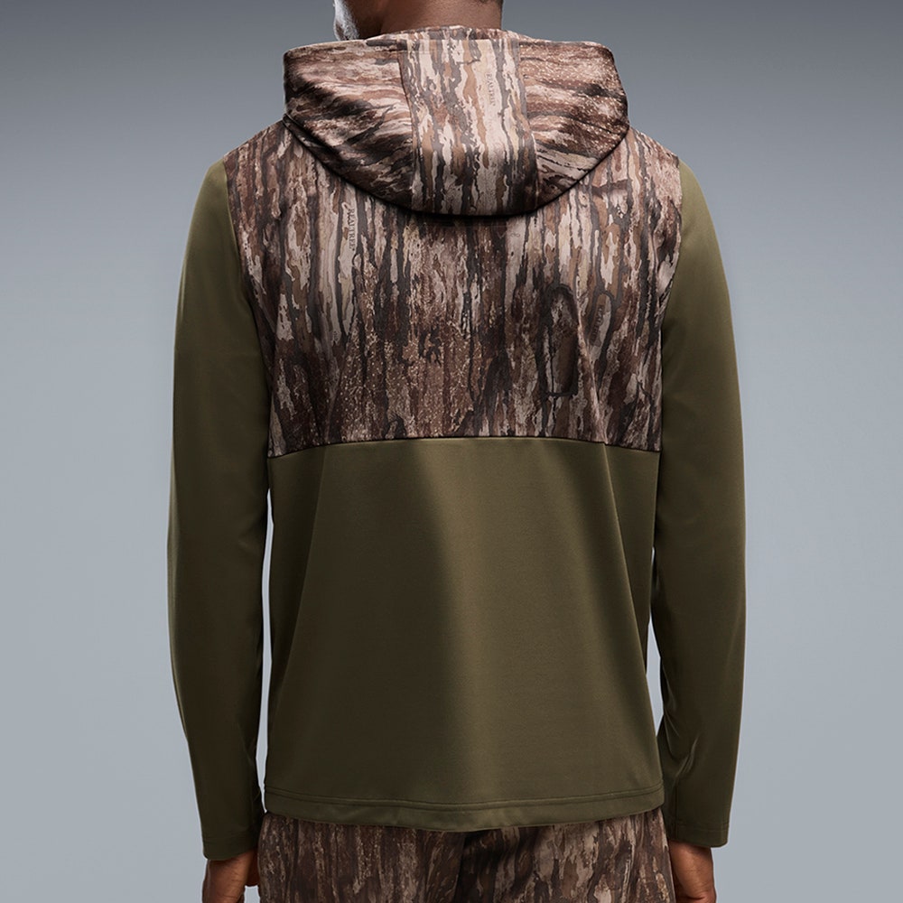 PUMA Golf Jumper - REALTREE Cloudspun Tech Hoodie - Dusty Olive AW26