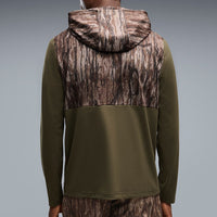 PUMA Golf Jumper - REALTREE Cloudspun Tech Hoodie - Dusty Olive AW26