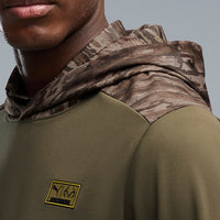PUMA Golf Jumper - REALTREE Cloudspun Tech Hoodie - Dusty Olive AW26