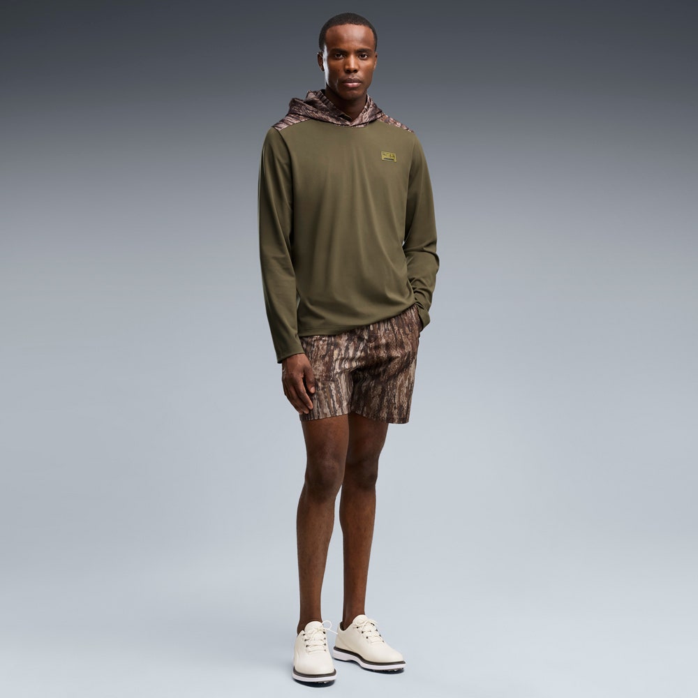 PUMA Golf Jumper - REALTREE Cloudspun Tech Hoodie - Dusty Olive AW26
