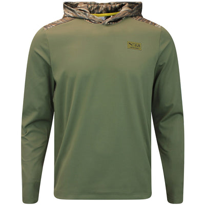 PUMA Golf Jumper - REALTREE Cloudspun Tech Hoodie - Dusty Olive AW26