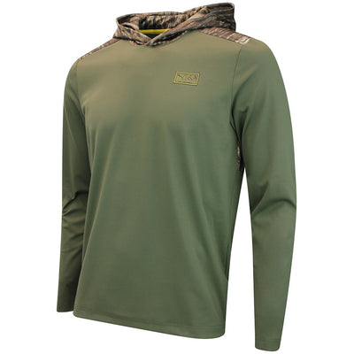 PUMA Golf Jumper - REALTREE Cloudspun Tech Hoodie - Dusty Olive AW26