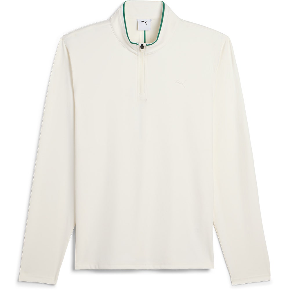 PUMA Golf Pullover - 30904 Cloudspun Tech QZ - Warm White SS26