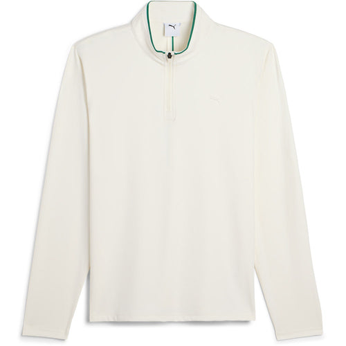 PUMA Golf Pullover - 30904 Cloudspun Tech QZ - Warm White SS26
