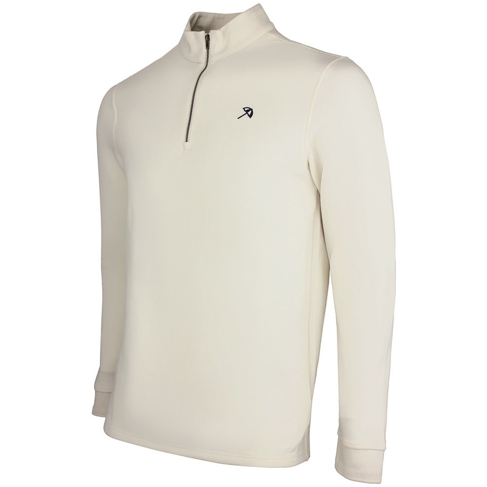 PUMA Golf Pullover - AP Cloudspun QZ - Alpine Snow SS26