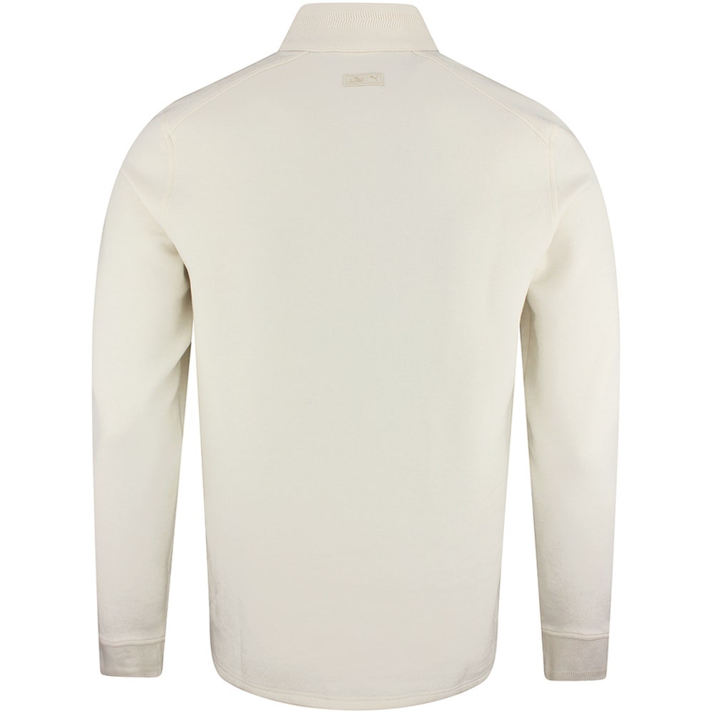 PUMA Golf Pullover - AP Cloudspun QZ - Alpine Snow SS26