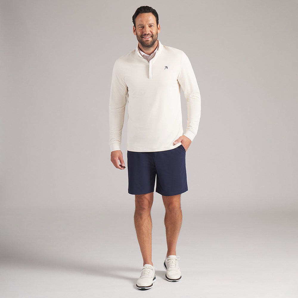 PUMA Golf Pullover - AP Cloudspun QZ - Alpine Snow SS26