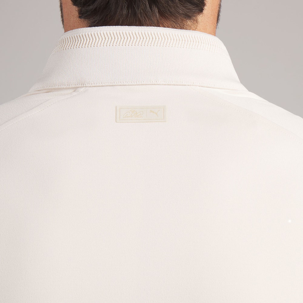PUMA Golf Pullover - AP Cloudspun QZ - Alpine Snow SS26