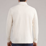 PUMA Golf Pullover - AP Cloudspun QZ - Alpine Snow SS26