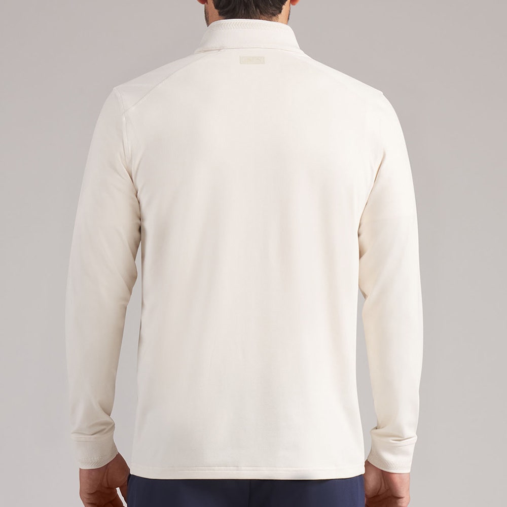 PUMA Golf Pullover - AP Cloudspun QZ - Alpine Snow SS26