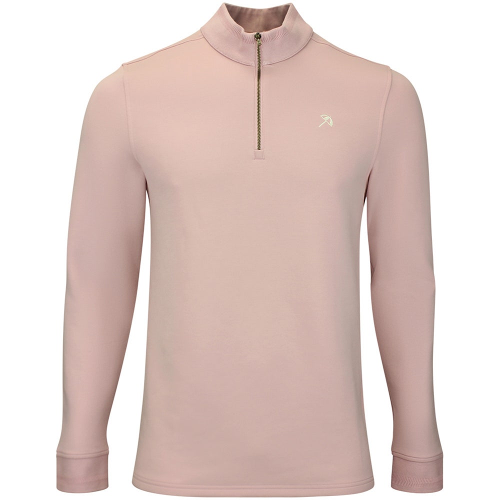 PUMA Golf Pullover - AP Cloudspun QZ - Rose Glow AW26
