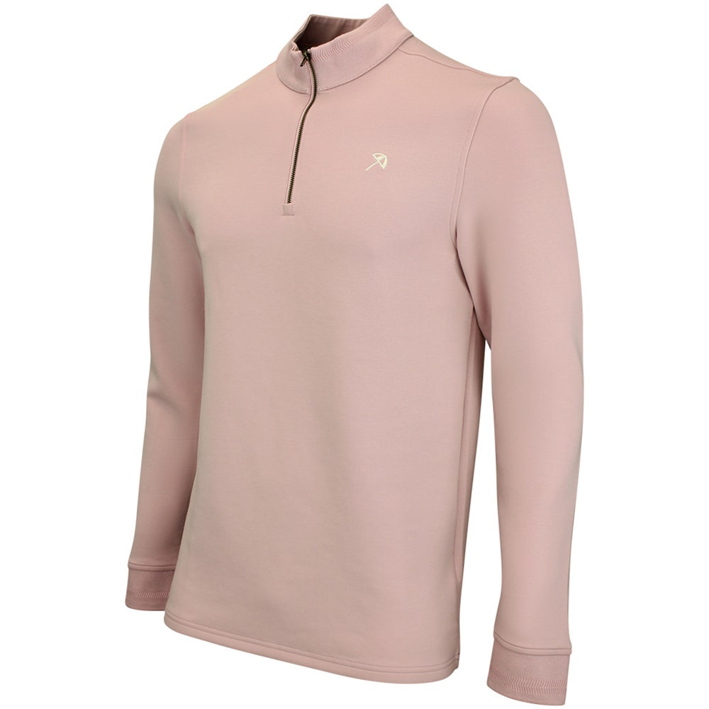 PUMA Golf Pullover - AP Cloudspun QZ - Rose Glow AW26