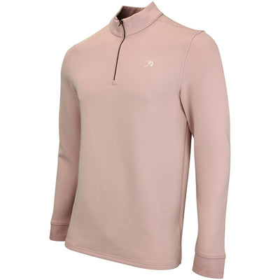 PUMA Golf Pullover - AP Cloudspun QZ - Rose Glow AW26
