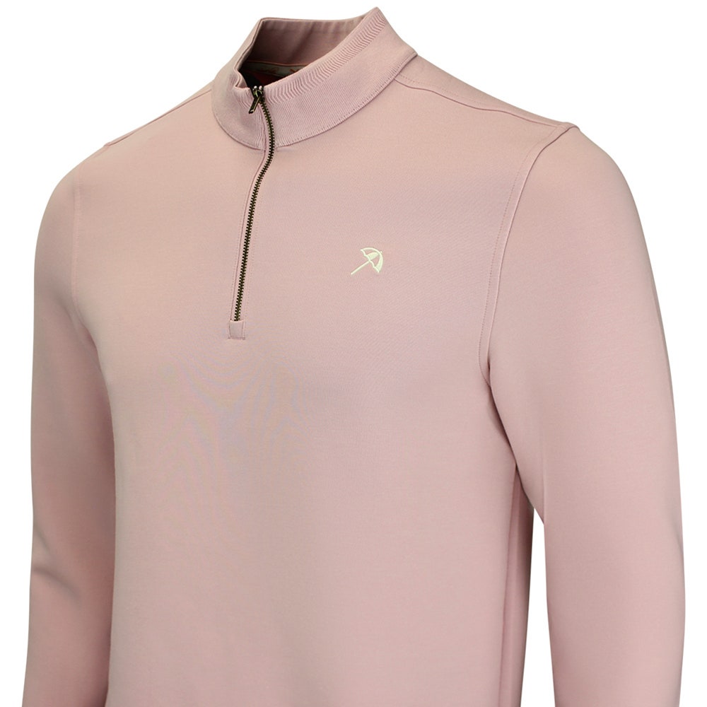 PUMA Golf Pullover - AP Cloudspun QZ - Rose Glow AW26