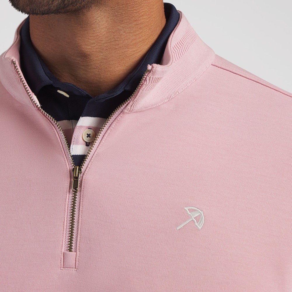 PUMA Golf Pullover - AP Cloudspun QZ - Rose Glow AW26