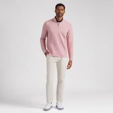 PUMA Golf Pullover - AP Cloudspun QZ - Rose Glow AW26