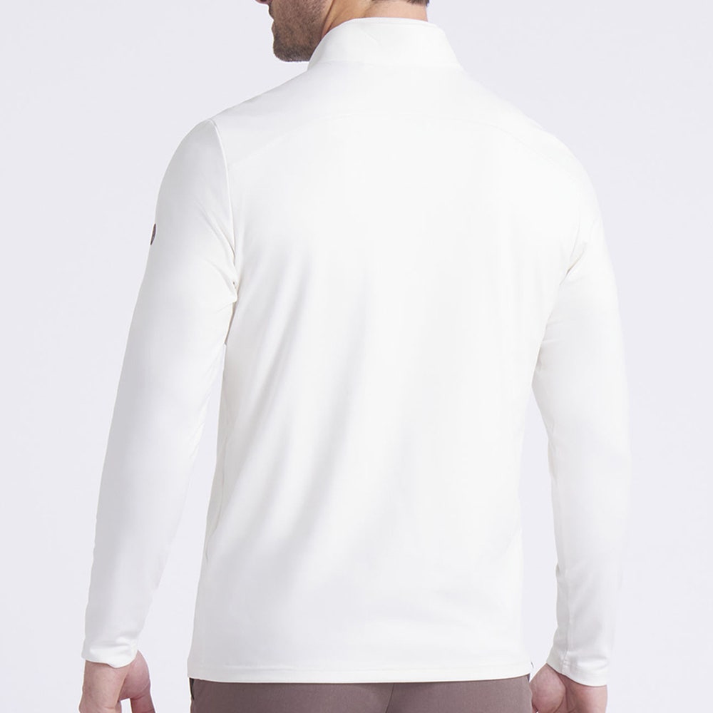 PUMA Golf Pullover - AP Cloudspun Tech QZ - Warm White AW25