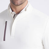 PUMA Golf Pullover - AP Cloudspun Tech QZ - Warm White AW25
