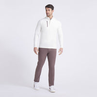 PUMA Golf Pullover - AP Cloudspun Tech QZ - Warm White AW25