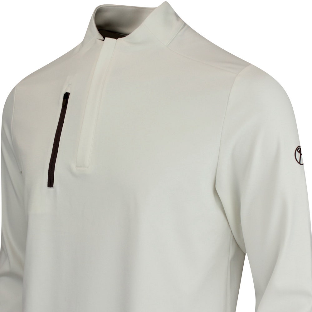 PUMA Golf Pullover - AP Cloudspun Tech QZ - Warm White AW25